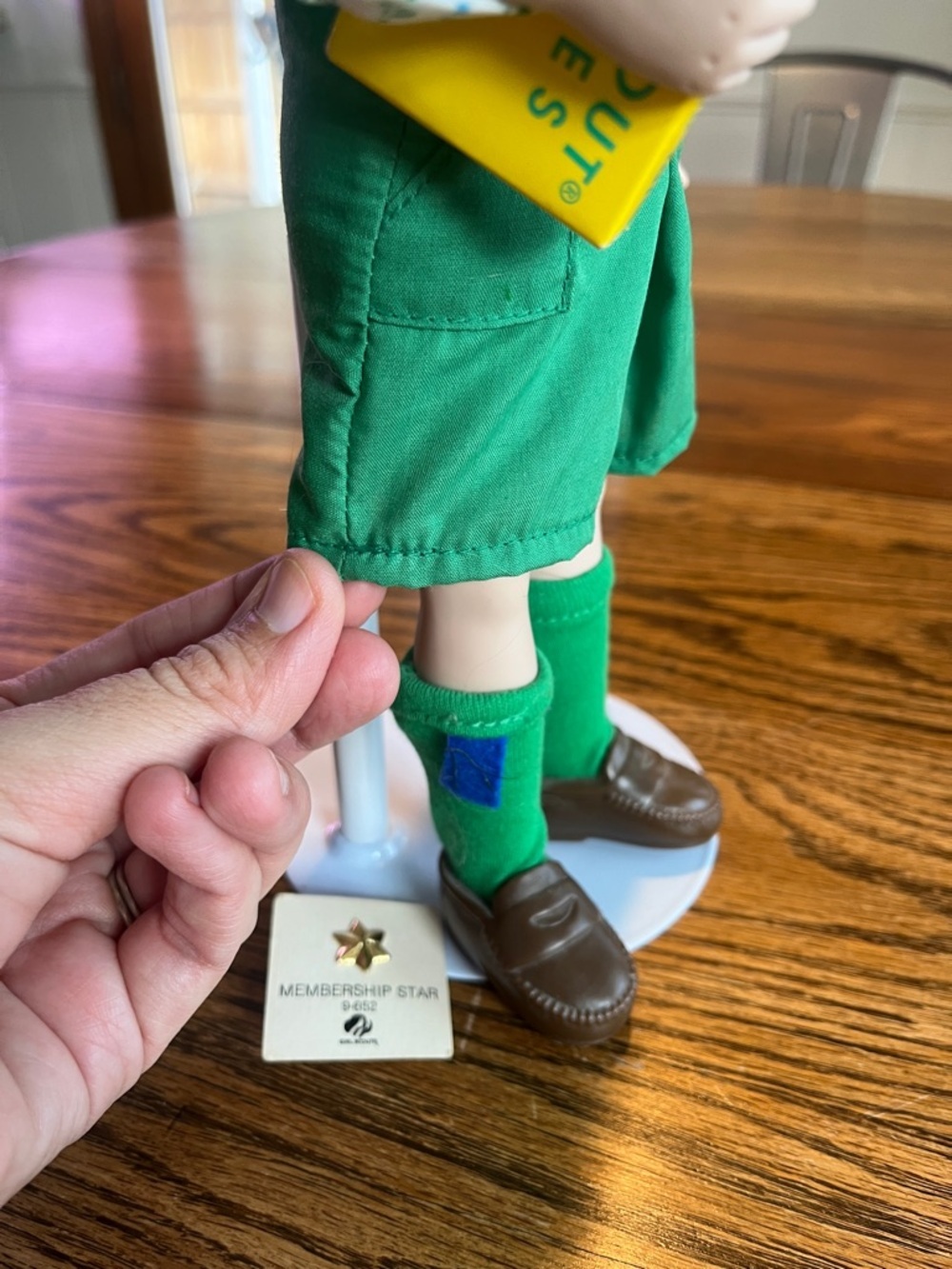 Vintage Girl Scout Doll with Membership Star ⭐️ - Picture 10 of 16